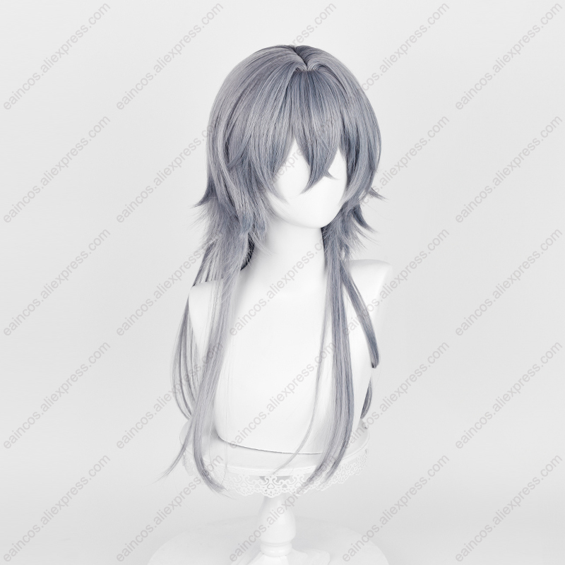 Arknights Logos Cosplay Wig 62 - Anime Cosplay Blue Hair ulasan dan harga
