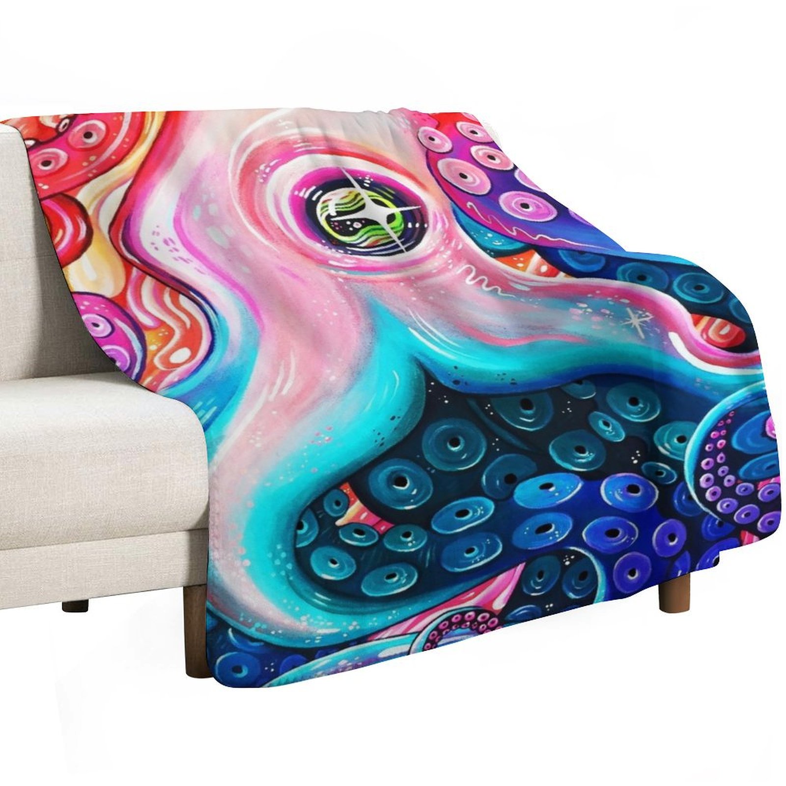 GlitterOctopus Throw Blanket v - Anime Cosplay Idea ulasan dan harga